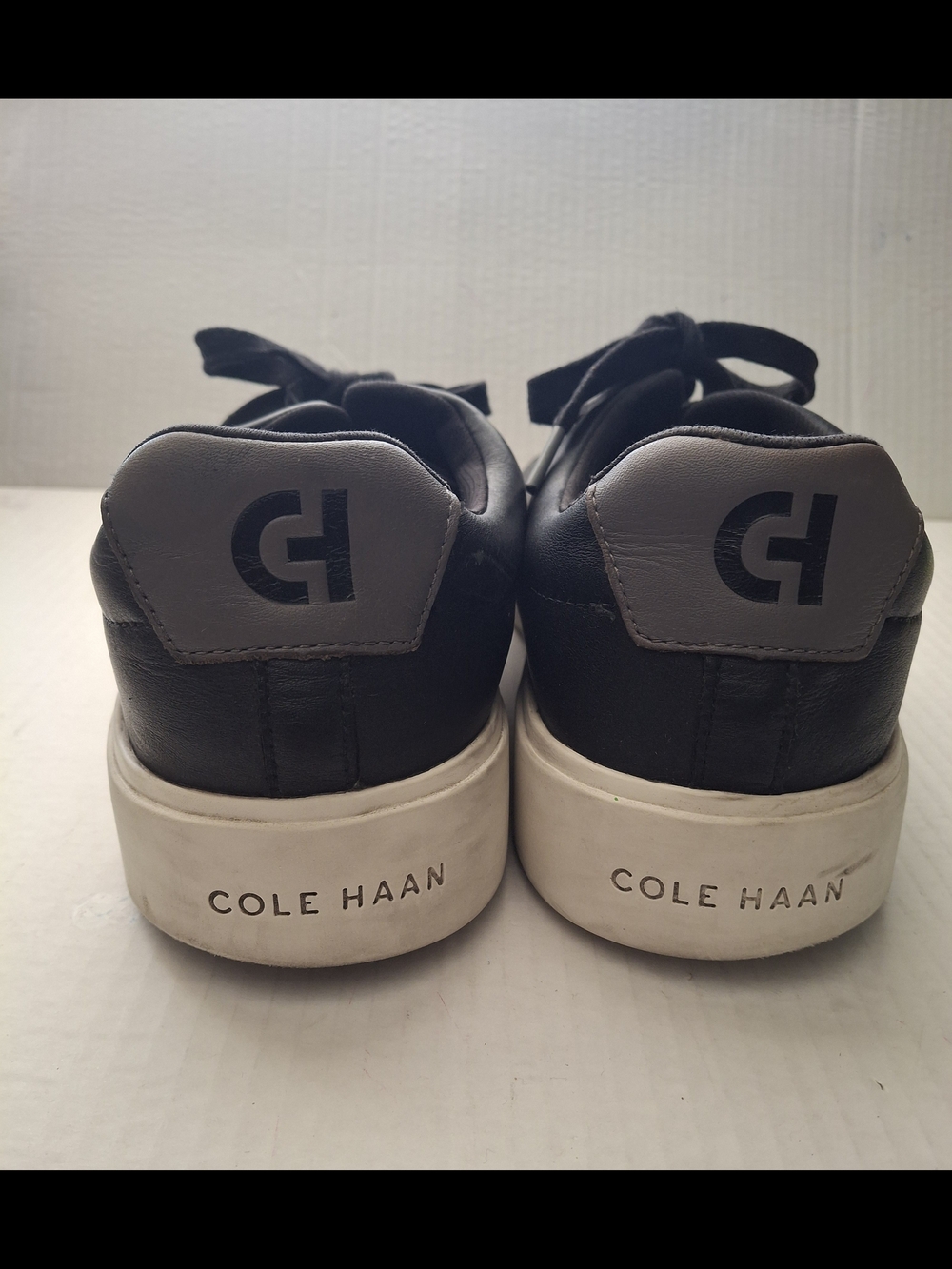 Cole Haan Men's Black Leather Sneakers